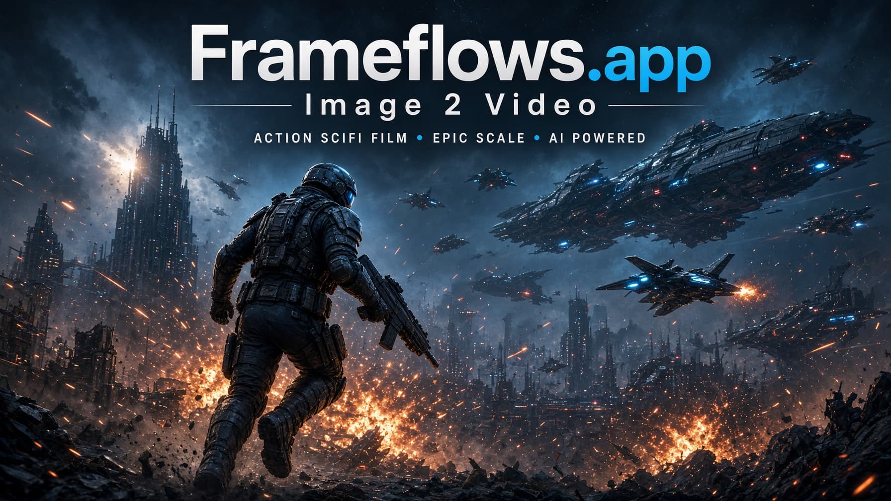 Upload an image to FrameFlows Image to Video AI